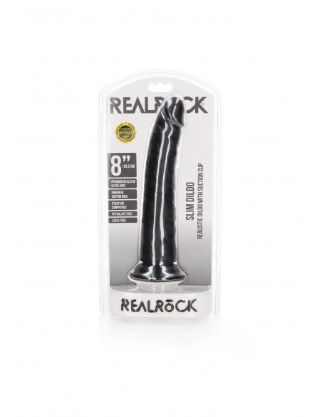 Slim Realistic Dildo with Suction Cup - 8""/ 20,5 cm