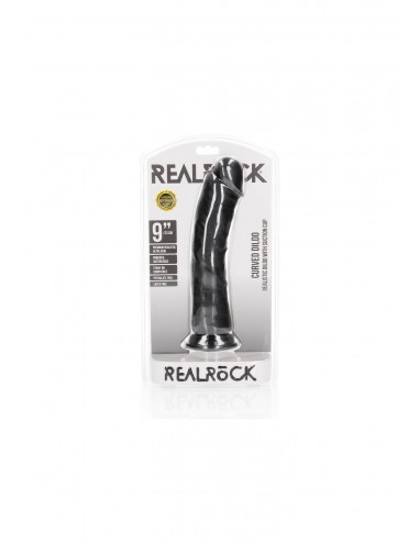 Curved Realistic Dildo with Suction Cup - 9""/ 23 cm