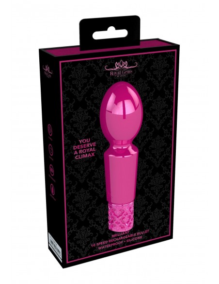 Brilliant - Rechargeable Silicone Bullet - Pink