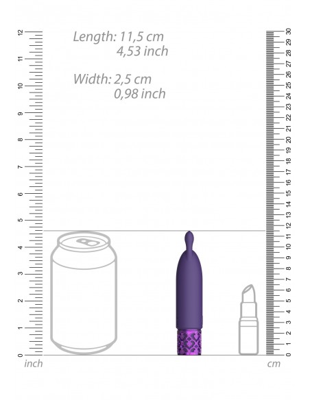 Twinkle - Rechargeable Silicone Bullet - Purple
