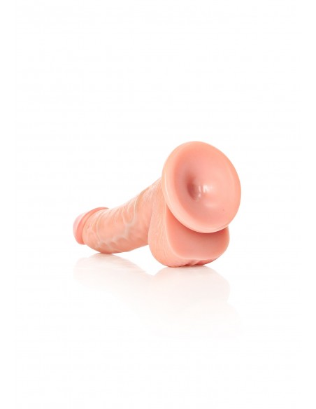Curved Realistic Dildo  Balls  Suction Cup - 6""/ 15,5 cm