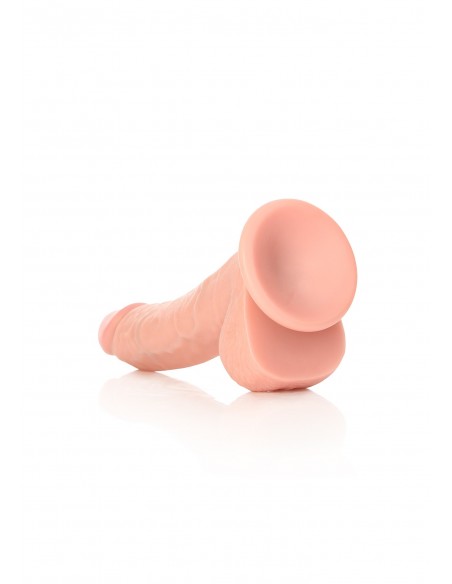Curved Realistic Dildo  Balls  Suction Cup - 8""/ 20,5 cm