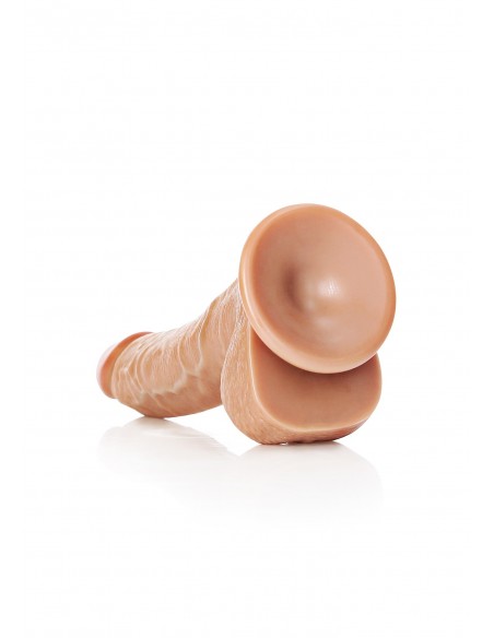 Curved Realistic Dildo  Balls  Suction Cup - 8""/ 20,5 cm