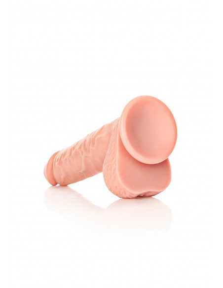 Straight Realistic Dildo  Balls  Suction Cup - 9""/ 23 cm