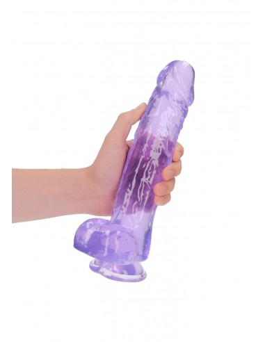Realistic Dildo with Balls - 10""/ 25,4 cm