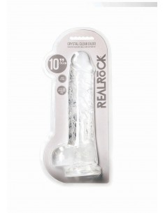 Realistic Dildo with Balls - 10""/ 25,4 cm
