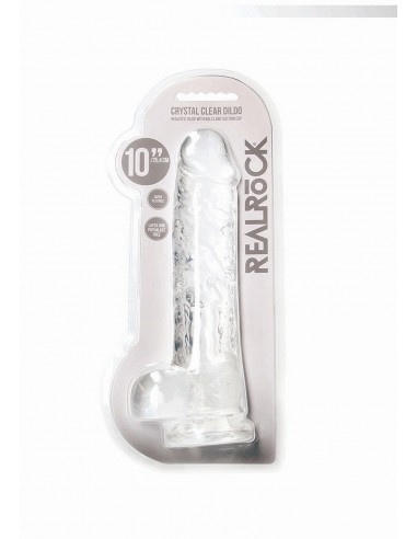 Realistic Dildo with Balls - 10""/ 25,4 cm