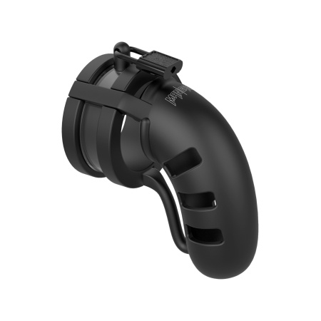 Pas cnoty silikonowy z paskiem rozdzielającym jądra Model 19 Black - 1