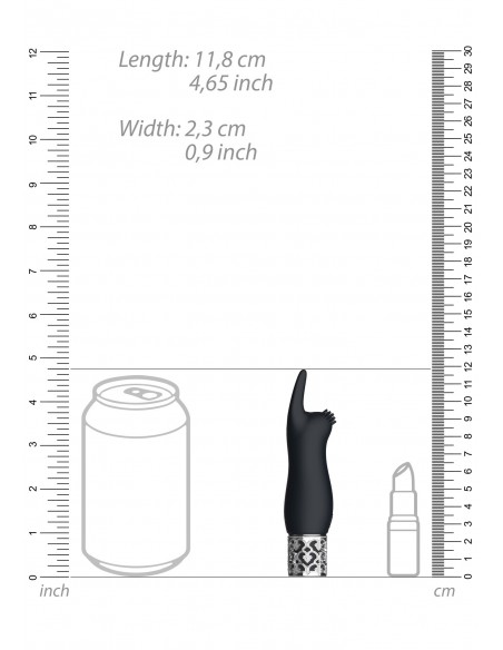 Elegance - Rechargeable Silicone Bullet - Black