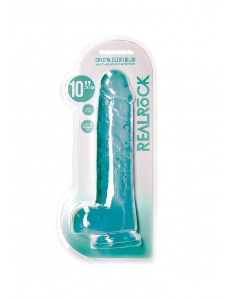Realistic Dildo with Balls - 10""/ 25,4 cm