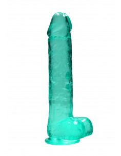 Realistic Dildo with Balls - 10""/ 25,4 cm 2