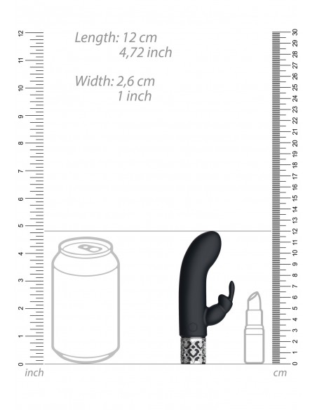 Dazzling - Rechargeable Silicone Bullet - Black