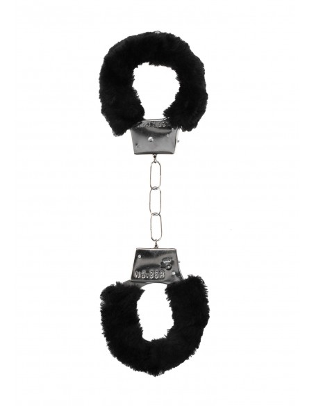 Pleasure Furry Hand Cuffs - With Quick-Release Button