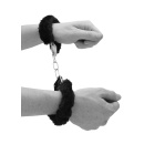 Pleasure Furry Hand Cuffs - With Quick-Release Button - 4