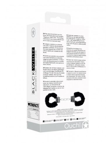 Pleasure Furry Hand Cuffs - With Quick-Release Button