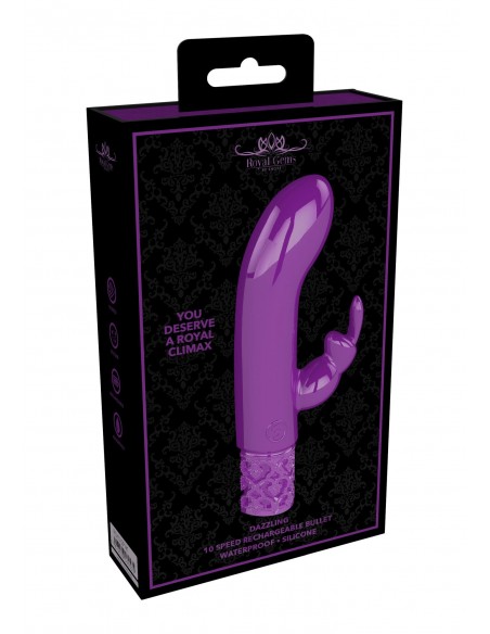 Dazzling - Rechargeable Silicone Bullet - Purple