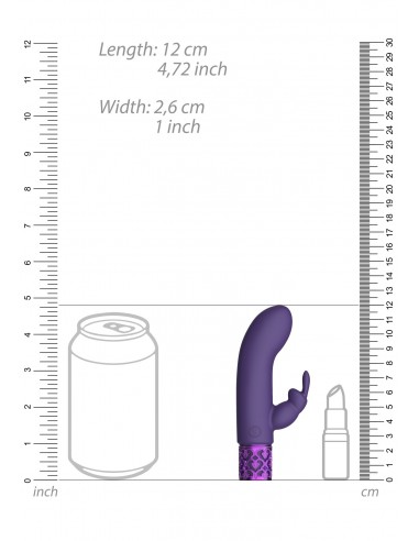 Dazzling - Rechargeable Silicone Bullet - Purple