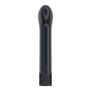 Wibrator typu bullet Jewel Rechargeable ABS Gunmetal - zakrzywiona końcówka o średnicy 1,8 cm, 10 trybów, długość 12 cm - 3