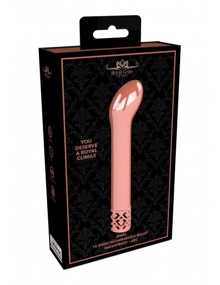 Jewel - Rechargeable ABS Bullet - Rose Gold