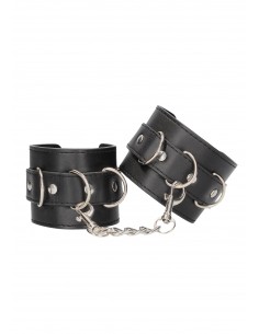 Bonded Leather Hand or Ankle Cuffs - With Adjustable Straps 2