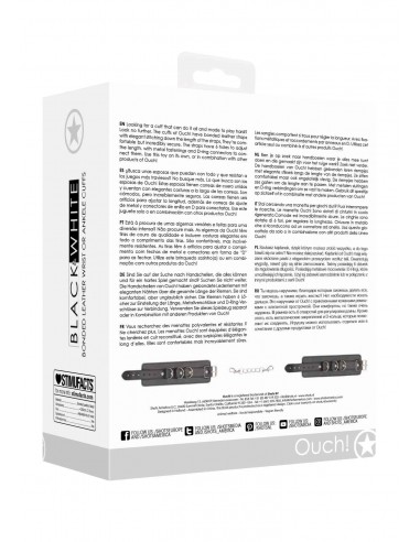 Bonded Leather Hand or Ankle Cuffs - With Adjustable Straps