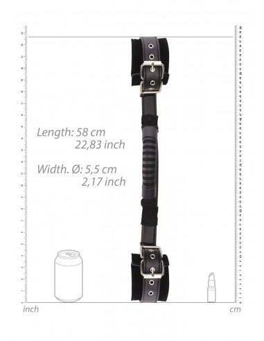 Bonded Leather Hand Cuffs With Handle