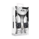Plush Bonded Leather Hand Cuffs - With Adjustable Straps - 1