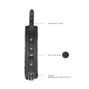 Plush Bonded Leather Hand Cuffs - With Adjustable Straps - 5