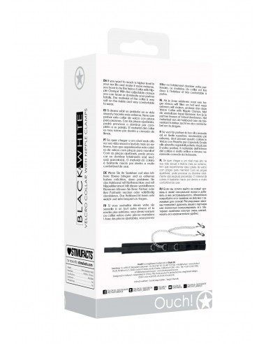 Velcro Collar With Nipple Clamps - With Adjustable Straps