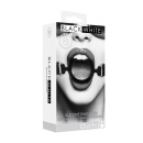 Silicone Ring Gag - With Adjustable Bonded Leather Straps - 1