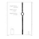 Silicone Ring Gag - With Adjustable Bonded Leather Straps - 5