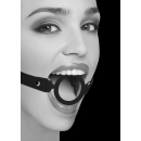 Silicone Ring Gag - With Adjustable Bonded Leather Straps - 8