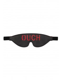 Bonded Leather Eye-Mask ""Ouch"" - With Elastic Straps 2