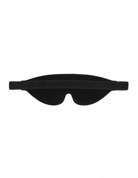 Bonded Leather Eye-Mask ""Ouch"" - With Elastic Straps