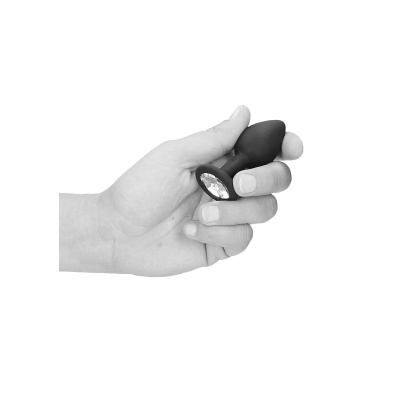 Zatyczka analna Silicone Butt Plug with Removable Jewel - 1