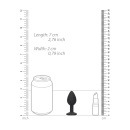 Zatyczka analna Silicone Butt Plug with Removable Jewel - 6