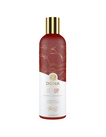 Dona - Essential Massage Oil Rev Up Mandarin & Ylang Ylang 120 ml