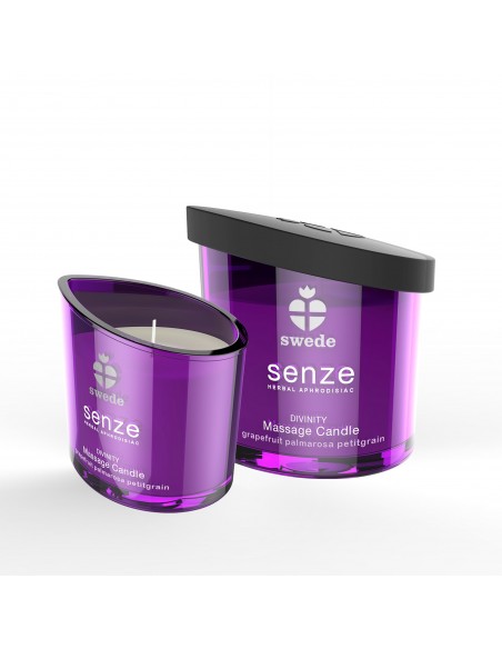 Swede - Senze Divinity Massage Candle Grapefruit Palmarosa Petitgrain