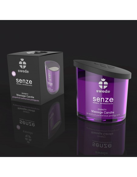Swede - Senze Divinity Massage Candle Grapefruit Palmarosa Petitgrain