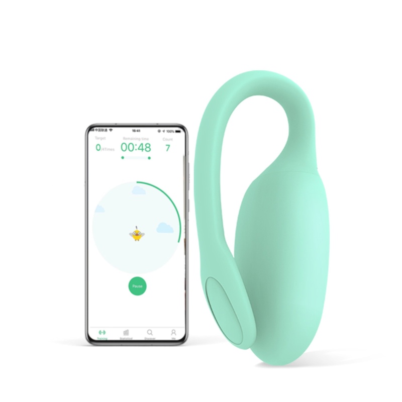 Inteligentny trener Kegla FitCute Kegel Rejuve, 85 mm, jasnozielony - 1
