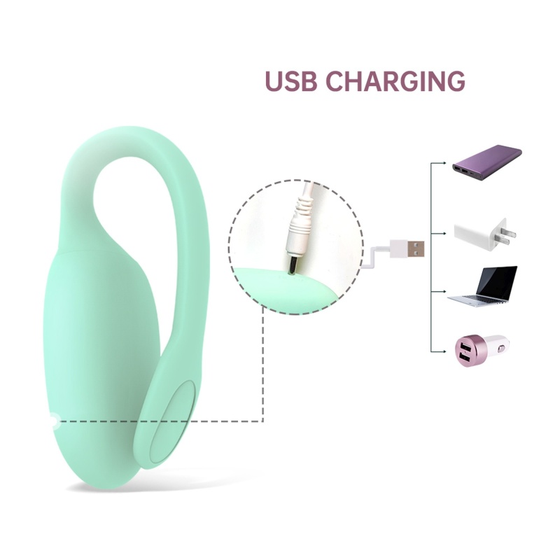 Inteligentny trener Kegla FitCute Kegel Rejuve, 85 mm, jasnozielony - 6
