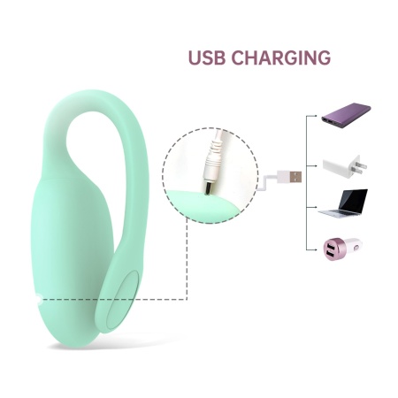 Inteligentny trener Kegla FitCute Kegel Rejuve, 85 mm, jasnozielony - 6