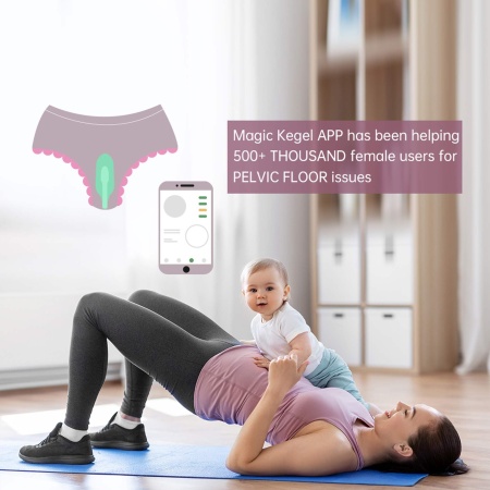 Inteligentny trener Kegla FitCute Kegel Rejuve, 85 mm, jasnozielony - 12