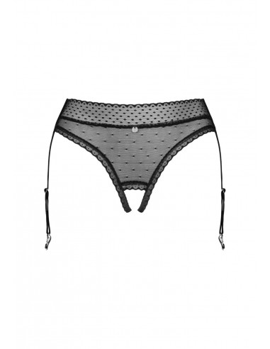 Bielizna-Lanelia figi otwarte z paskami do pończoch   XS/S