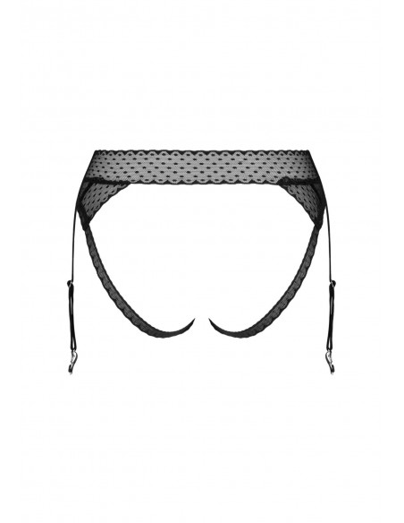 Bielizna-Lanelia figi otwarte z paskami do pończoch   XS/S