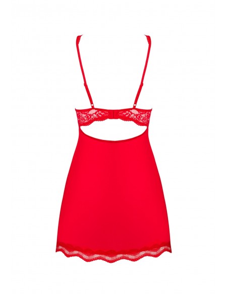 Bielizna-Luvae babydoll i stringi czerwona  S/M