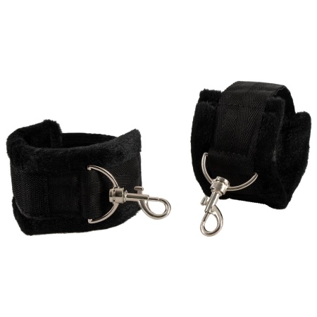 Zestaw do krępowania Neck-Wrist-Ankle – mankiety na szyję, nadgarstki i kostki z rzepami i karabińczykami, pasy 188 cm - 4
