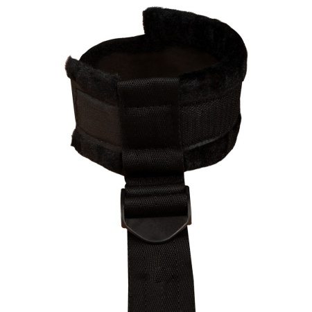 Zestaw do krępowania Neck-Wrist-Ankle – mankiety na szyję, nadgarstki i kostki z rzepami i karabińczykami, pasy 188 cm - 6