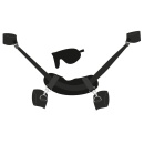 Zestaw do krępowania Neck-Wrist-Ankle – mankiety na szyję, nadgarstki i kostki z rzepami i karabińczykami, pasy 188 cm - 8