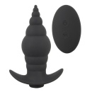 Wibrujący korek analny RC Butt Plug z pilotem, 9 trybów, długość całkowita 9,6 cm - 2